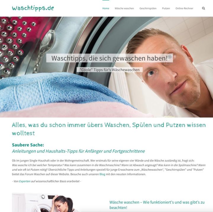 Waschtipps