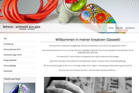 Felirano - Schmuck aus Glas