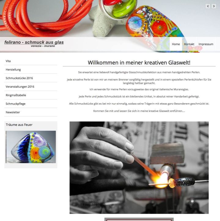 Felirano - Schmuck aus Glas